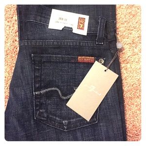 7 for all mankind bootcut size 25 new with tags